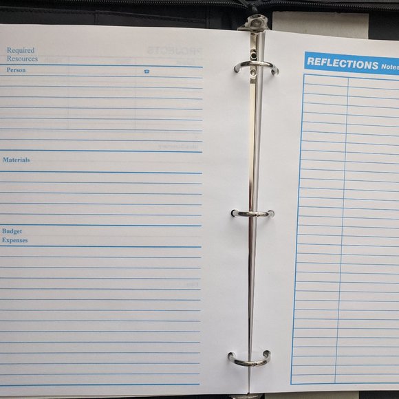 Portfolio Padfolio Folder Case Project Task Planner Business Contact Databook - Picture 7 of 14